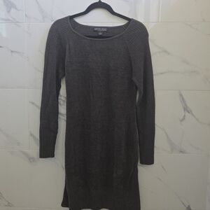 Barefoot Dreams Charcoal Long Sleeve Sweater Dress